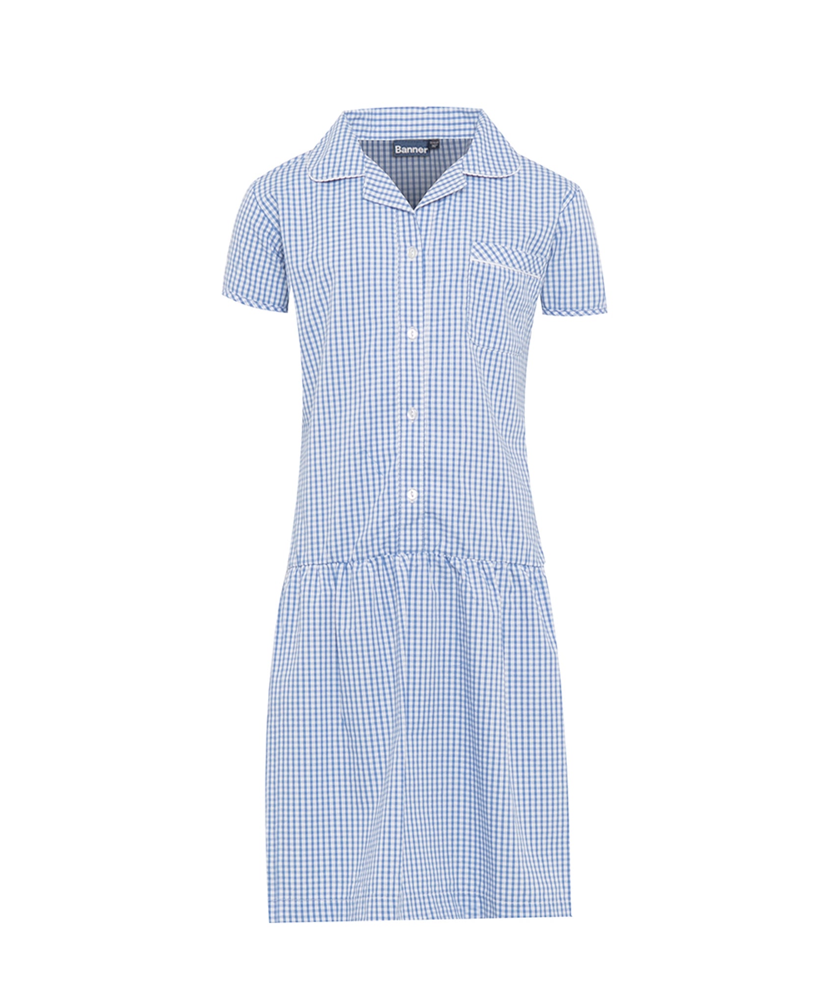 Blue School Summer Dress with Scrunchie Tailored Branding Ltd Blue School Summer Dress with Scrunchie Tailored Branding Ltd