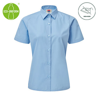 2 pack David Luke Girls Short Sleeve Shirt