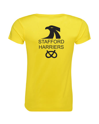 Stafford Harriers Ladies Tech T-Shirt