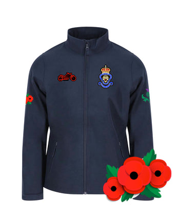 RBLS Navy Ladies Soft Shell Jacket