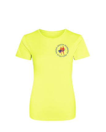 Rising Brook Runners Ladies Hi Vis T-Shirt