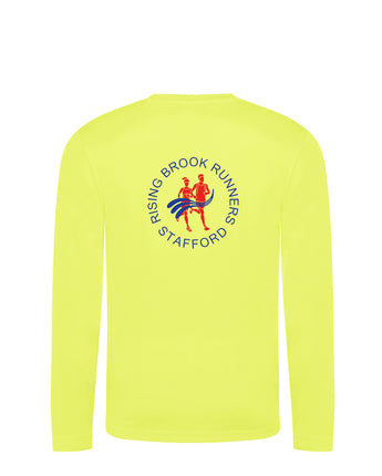 Rising Brook Runners Men's Hi Vis Long Sleeve T-Shirt