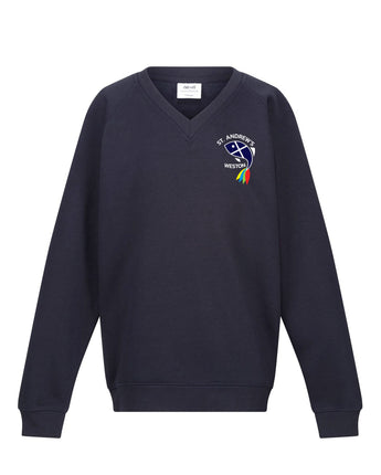 St Andrew's V Neck Sweatshirt